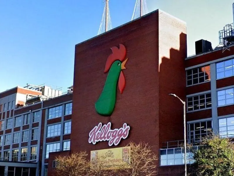Kellogg's factory building.