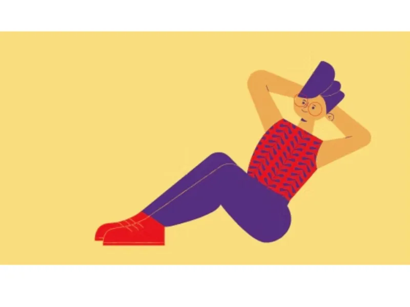 A poster with a person reclining on it