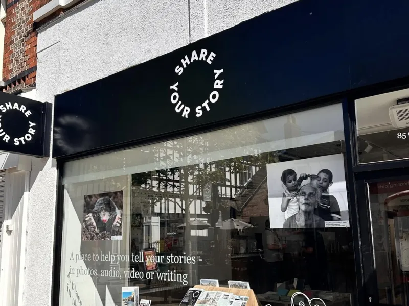 Share Your Story store front