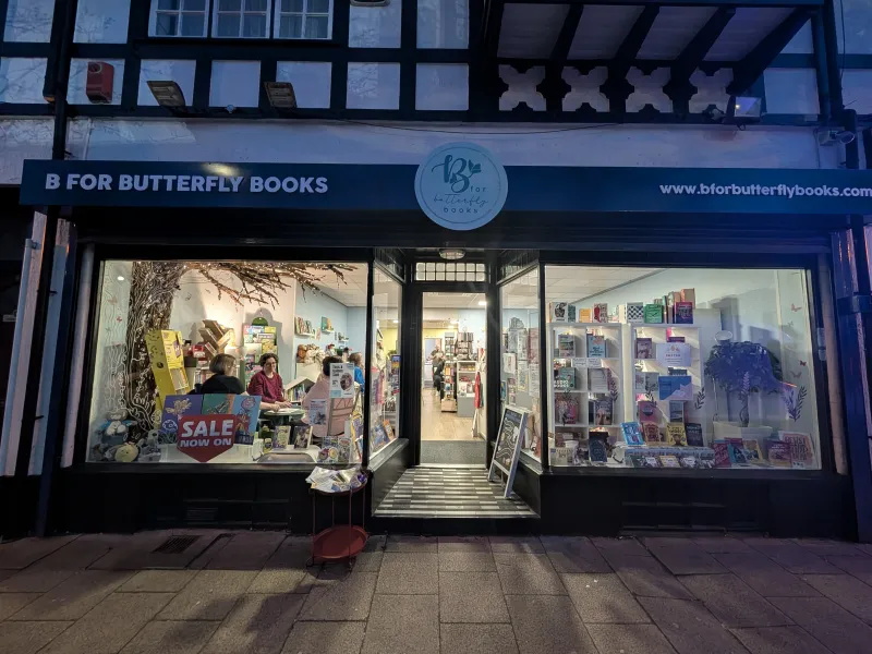 Outside of B For Butterfly Books