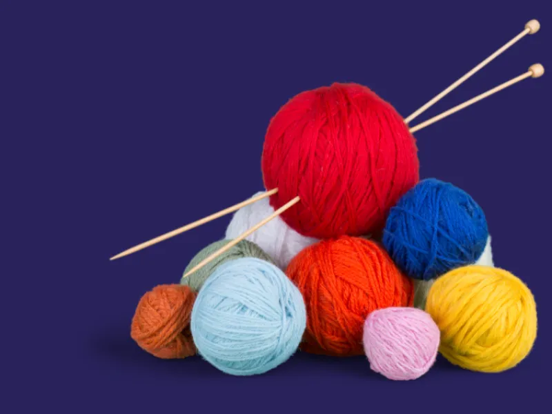 Knit & Natter poster from St George’s Altrincham