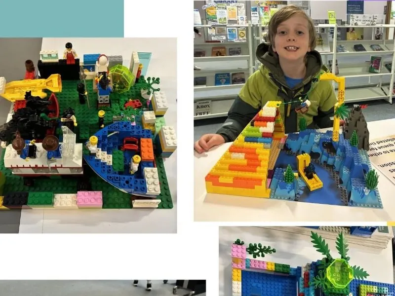 A selection of Lego creations