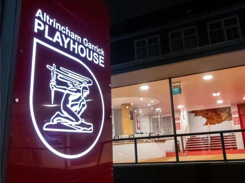 Established in 1914, The Altrincham Garrick Playhouse aims to entertain, inspire and educate our communities with a high quality creative arts experience that will enrich their lives.

We have a state of the art main auditorium, seating 401 and our much loved Lauriston Studio is a 49-seat venue, which is more experimental and where more intimate theatre is staged. We also have a cosy bar.

The Garrick is home to our own Drama, Comedy, Musicals & Pantomime. We host productions from visiting societies, al