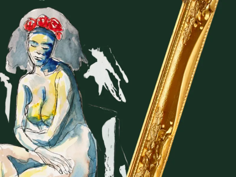 Poster for a life drawing class