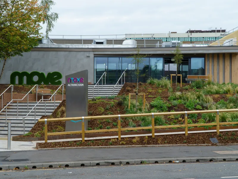 The front exterior view of move Altrincham