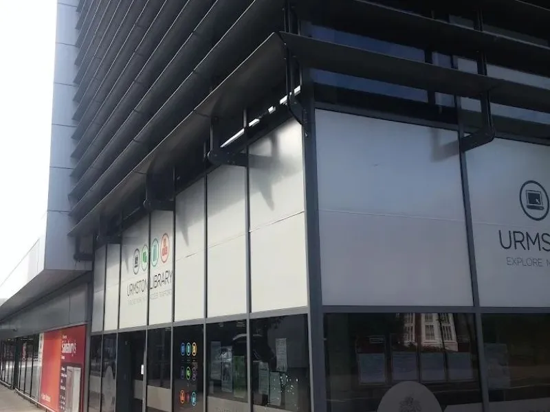 External view of the library entrance